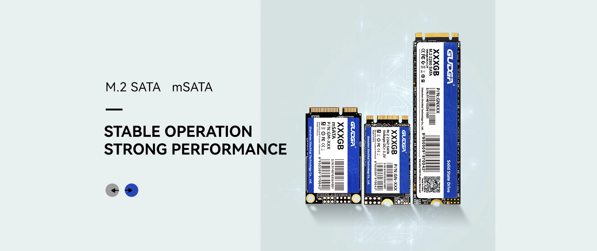 China Korting M.2 SATA SSD-fabrikant